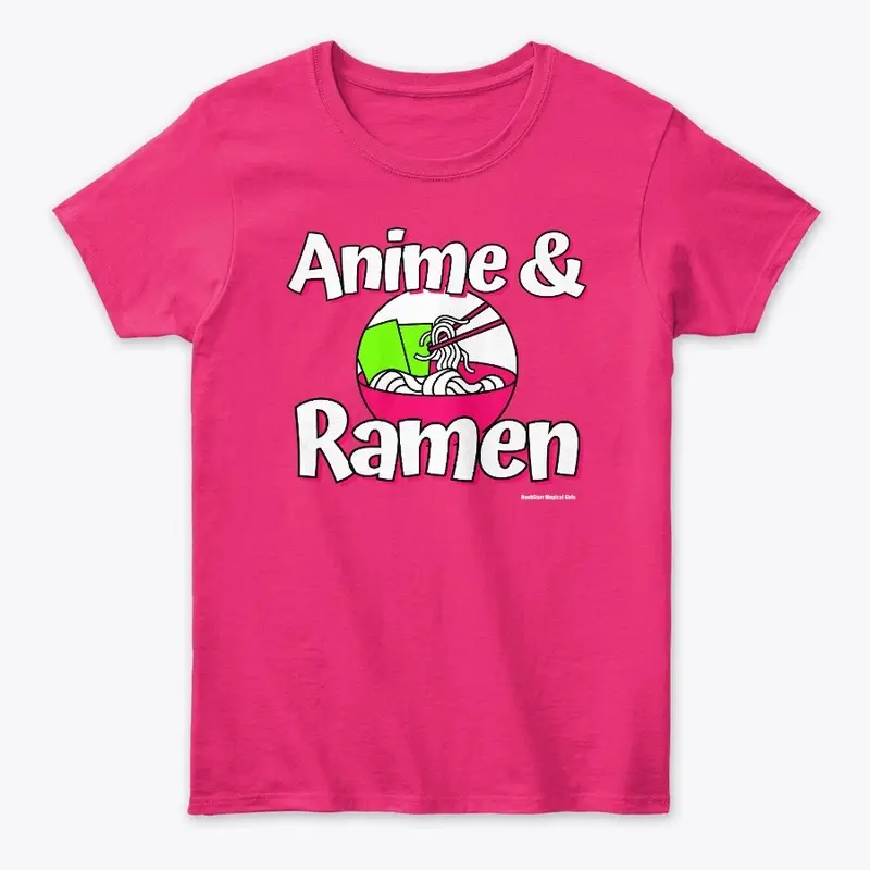 Anime & Ramen Hot Pink